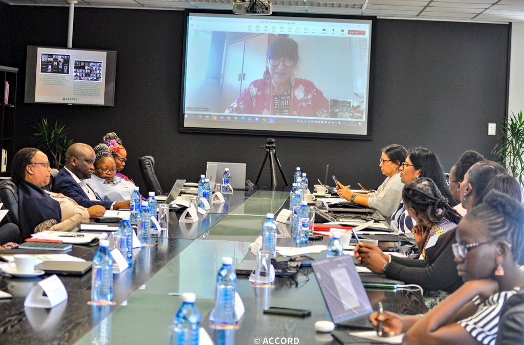 Women, Peace & Security matters. Today we we embark on a 2-day High-Level Strategic Review of 🇿🇦's National Action Plan. @unwomenSA @ACCORD_online @DIRCO_ZA, & the National Task Team, comprised of government, CSOs & academia. Women, Peace & Security. Matters. It's powerful.