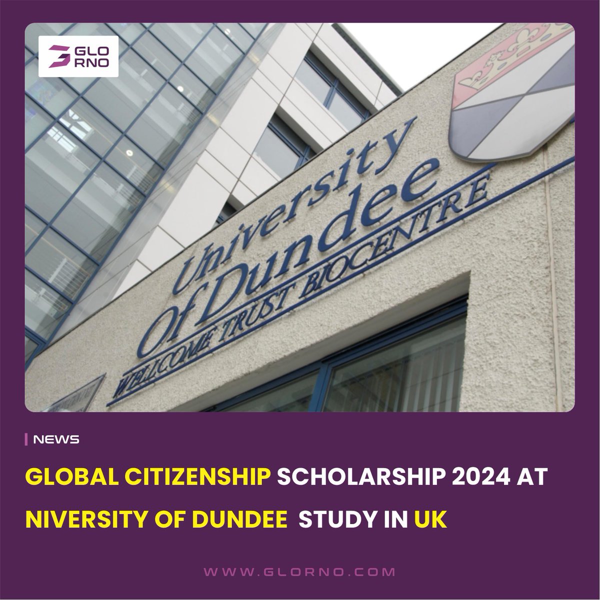 🌍 Unlock your potential with the Global Citizenship Scholarship 2024 at the University of Dundee in the UK! Embrace the opportunity to study in the UK and become a global citizen. Stay tuned for application details. glorno.com/index.php/2024…

#GlobalCitizenship #StudyinUK 🇬🇧🎓