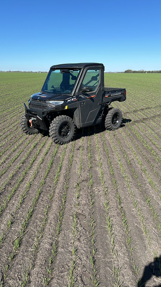 Scouting season is officially here. <a href="/PolarisInc/">Polaris Inc.</a> <a href="/farm_qa/">FarmQA</a> <a href="/WestBredWheat/">WestBred Wheat</a>
