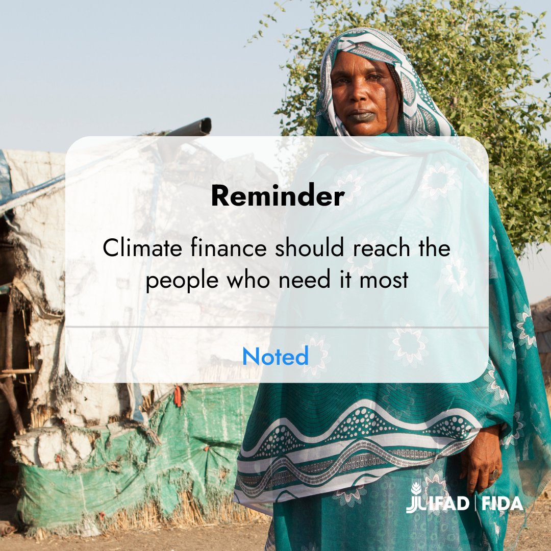 Reminder. #ClimateFinance