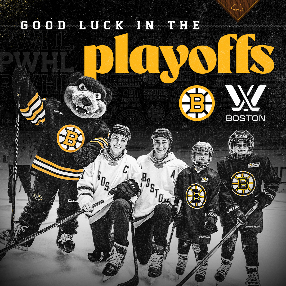 NHLBruins's tweet image. Gotta love a Boston-Montreal showdown.

Good luck in the playoffs, @PWHL_Boston!