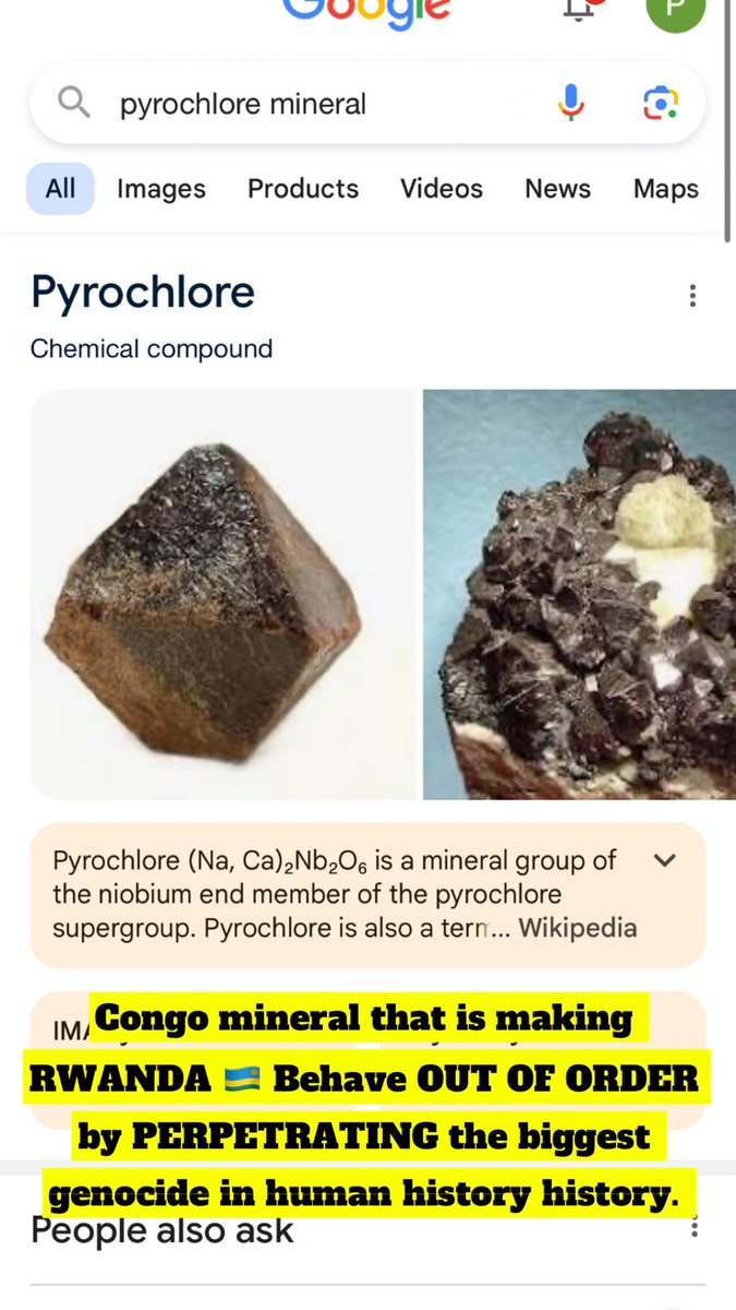 ferryges's tweet image. ⛔️This #mineral seems to be at the centre of conflicts in #DRCongo. 
#Congolese are suspecting this to be another reason for the continuity of #Rwandan invasion.