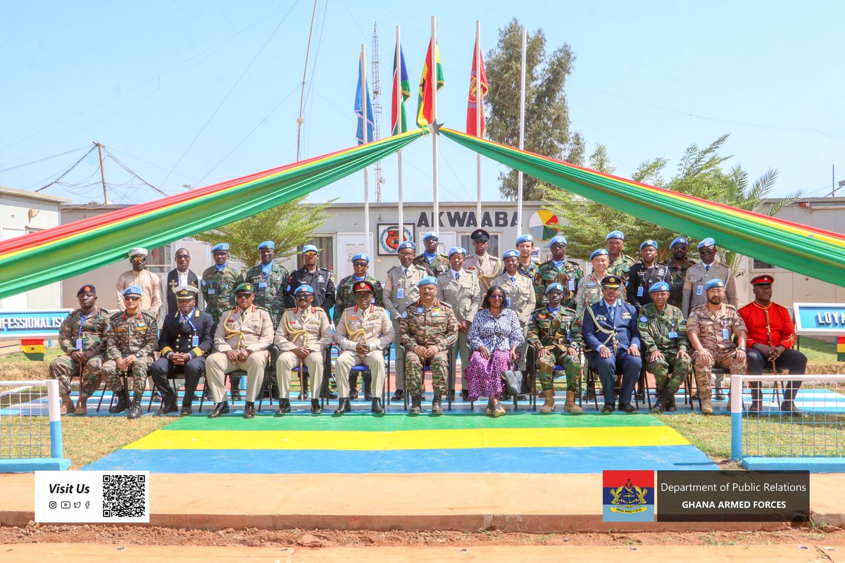 Chief of the Army Staff, Major General Bismark Onwona has graced the medal presentation parade of the United Nations Mission in South Sudan (UNMISS) Ghana Battalion (GHANBATT) 11 on Tuesday 7 May, 2024.
gafonline.mil.gh/news/coas-join…
