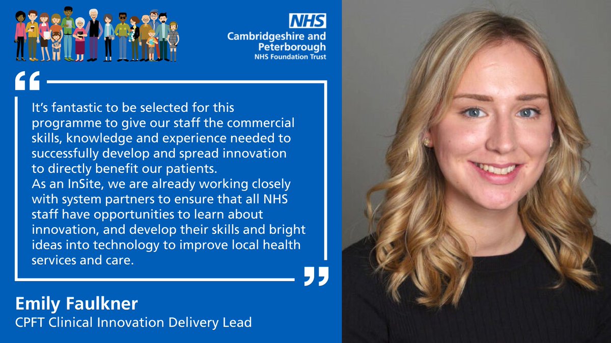 CPFT has been selected as 1 of 8 #NHS Trusts joining the national InSite #innovation programme this year, to ensure that local healthcare staff & patients can benefit from new technology. @CPFT_NHS gearing up to offer an exciting range of opportunities: ➡️ bit.ly/3UA9vY1