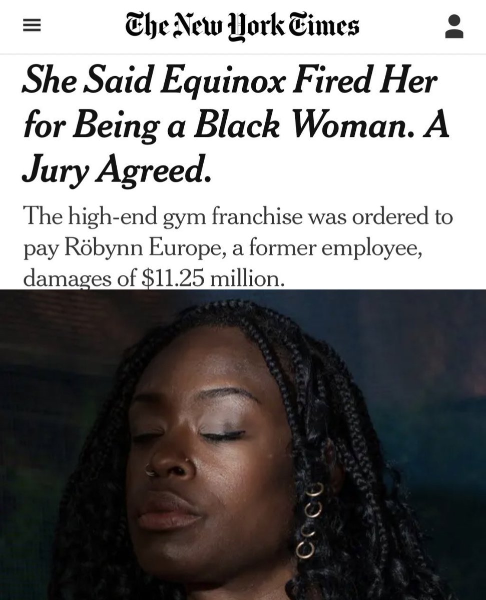 Getting awarded $11.25M for being late to work 47 times in 10 months time because showing up on time is white supremacy. The new American dream.