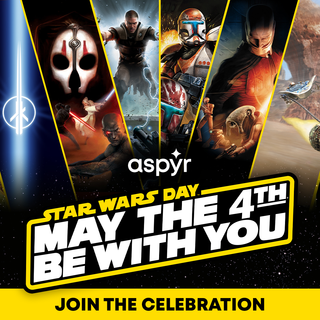 🗣️ LAST CALL FOR MAY THE 4TH! 🚨 ⚠️ Our KOTOR NSO trial and May the 4th eShop sale end TODAY! ⏰ 🕹️ Trial: loom.ly/CIfspGQ 💰 Sale: loom.ly/kIJVLRU