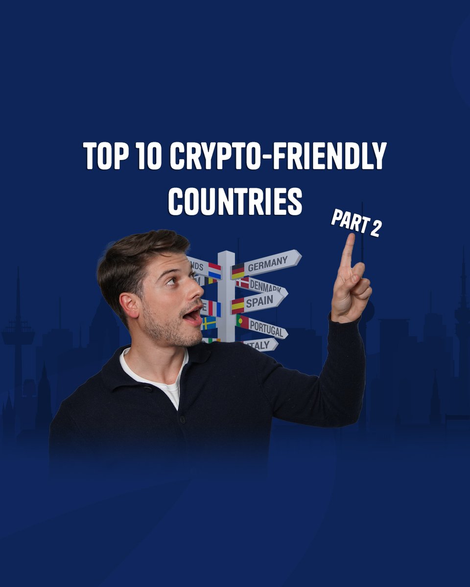 💯💥TOP 10 #CRYPTO FRIENDLY COUNTRIES (part 2)💯💥 🔹Slovakia 🔹Vanuatu 🔹Bermuda and more! Would you move? Leave your comment⬇️ instagram.com/cointracking_o…