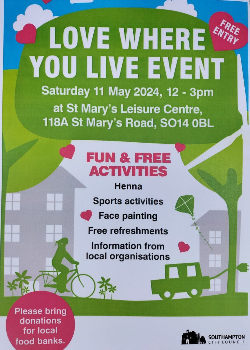 Looking forward to setting up stall here on Saturday and explaining how you can #bepartofresearch - in conjunction with @UHSFTresearch @SouthamptonCC