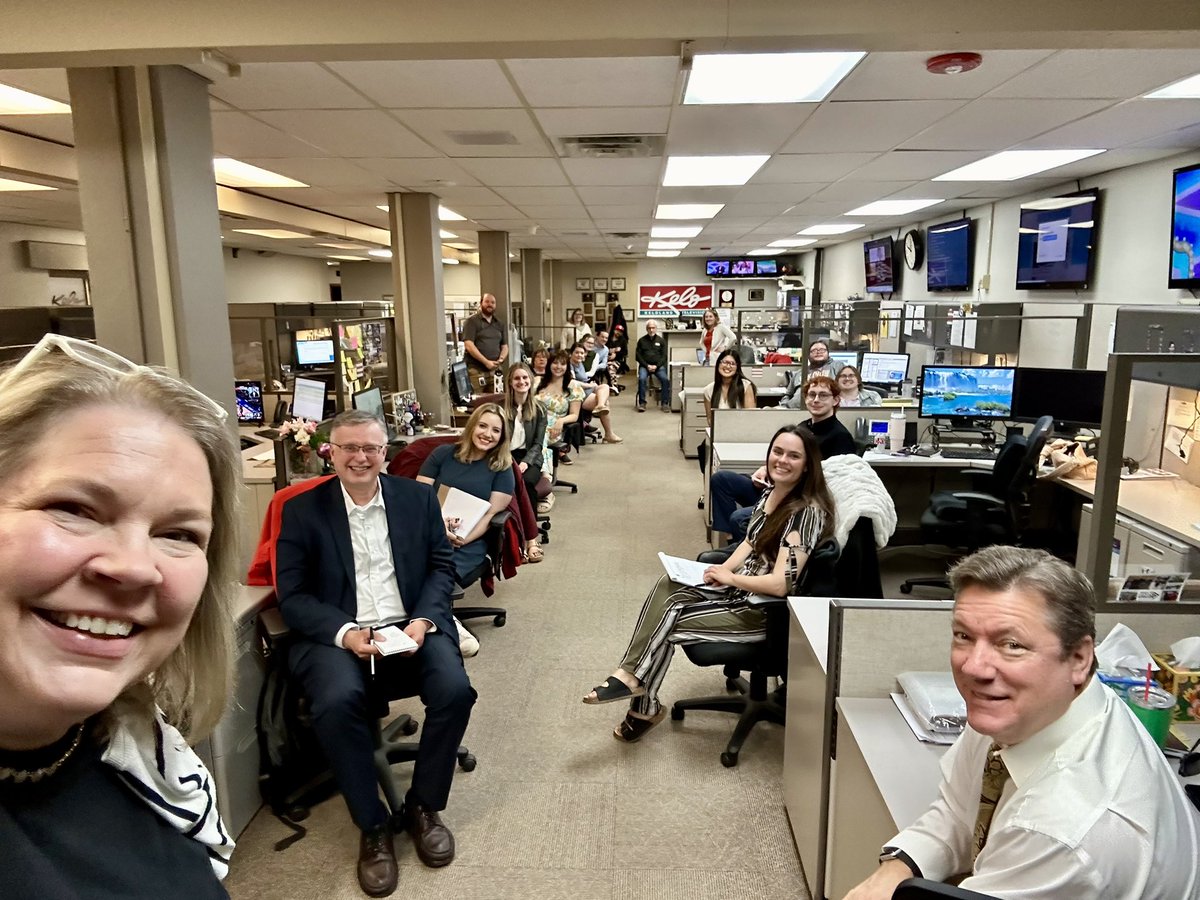 I love starting my day at our morning story meeting with 20 of the best journalists in <a href="/keloland/">KELOLAND News</a>, all working hard for you! And a shout out to the rest of our team who is already out covering news or hasn’t started their day yet! You’re the best! #KELOnews