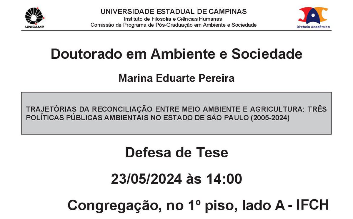 Defesa de Tese de Marina Eduarte Pereira no dia 23/05/2024 às 14hrs

nepam.unicamp.br/defesa-de-tese…