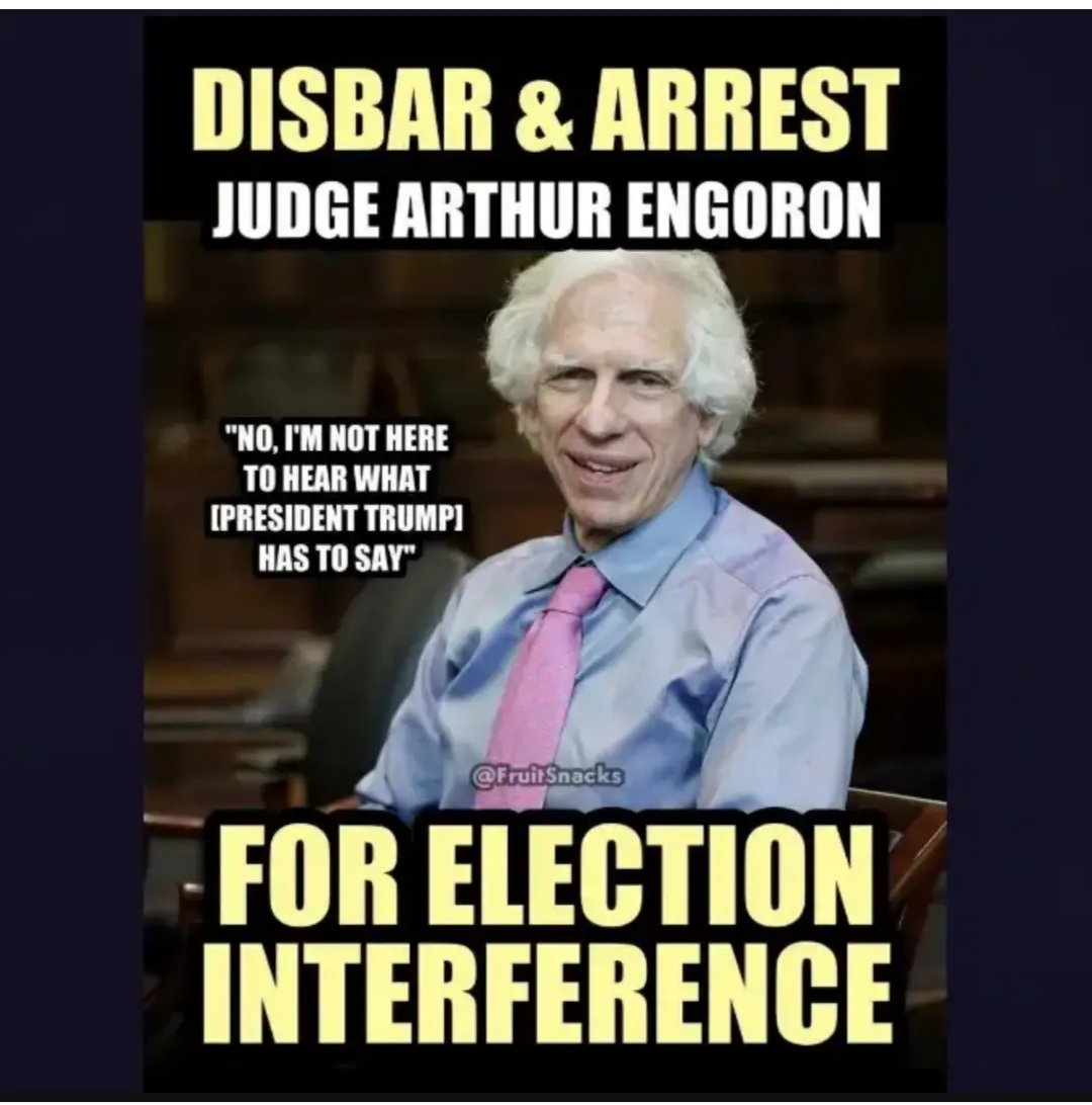 Yes! #DisbarEngoron #ArrestEngoron #ElectionInterference