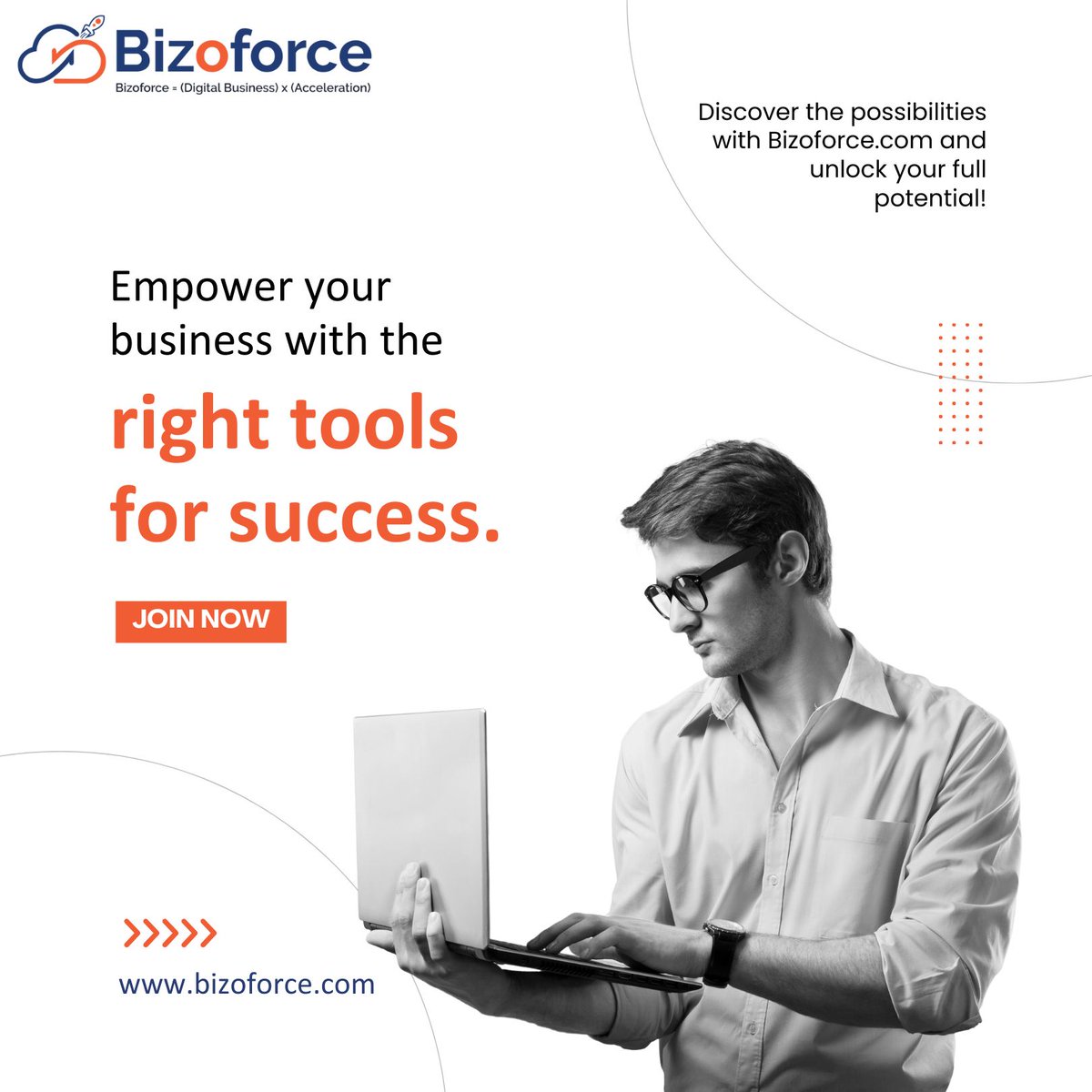 Empower your business with the right tools for success. Discover the possibilities with Bizoforce and unlock your full potential! 💪💼 

Register your Business - buff.ly/3REr89c

#Bizoforce #Empowerment #BusinessSuccess