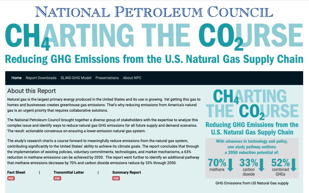 National Petroleum Council Report Shows United States On Track to Reduce Methane Emissions texansfornaturalgas.com/npc_report_sho… via @TXforNatGas Full report: chartingthecourse.npc.org #oil #oilandgas #natgas #naturalgas #petroleum #energy #methane #flaring #LNG