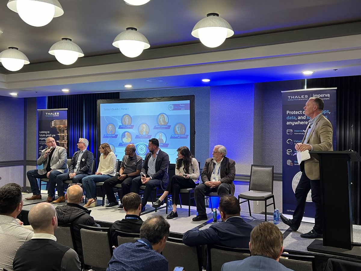 Great turnout tonight at the @Thales PQC Palooza last night! If the panel discussion inspired you to learn more about #quantum readiness, check out Keyfactor's 2024 State of Quantum Readiness Report and get your post-quantum resilience plan in order. okt.to/YGxrf2