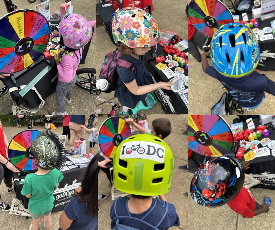 We had a blast at Lincoln Park's Bike & Roll to School Day (@walkrollschool) event yesterday morning🚲 Students sported stylish helmets as they learned about safe, active transportation - check out some of our favorites! • • • #BikeToSchool #Biking #BikeAndRollToSchoolDay