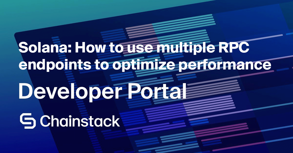 Discover how a distributed approach to querying Solana can reduce latency and provide a resilient infrastructure for your DApps 💙🛠️ Here’s what you’ll find in this tutorial: ☑️ Practical hands-on example Develop resilient JS code to manage a pool of Solana connections,