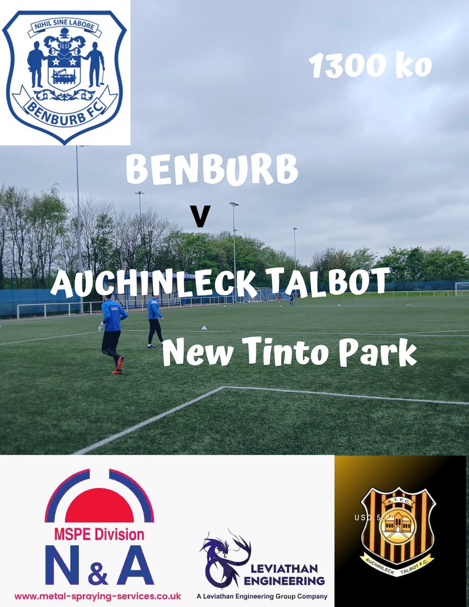 WOSFL PREMIER MATCH DAY 30 🔵 This Saturday afternoon the Bens host @atfc1909 in our final league game of the season. The KO is 1pm so get along and back the lads. MON THE CHOOKIES 🔵 ⚽️ 🏆
