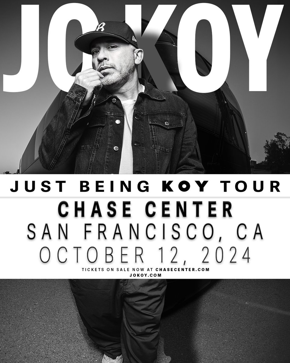 ON SALE NOW: Don’t miss out on seeing @Jokoy's Just Being Koy Tour at Chase Center on Saturday, Oct. 12. 🎟️ » bit.ly/3wt2HDt