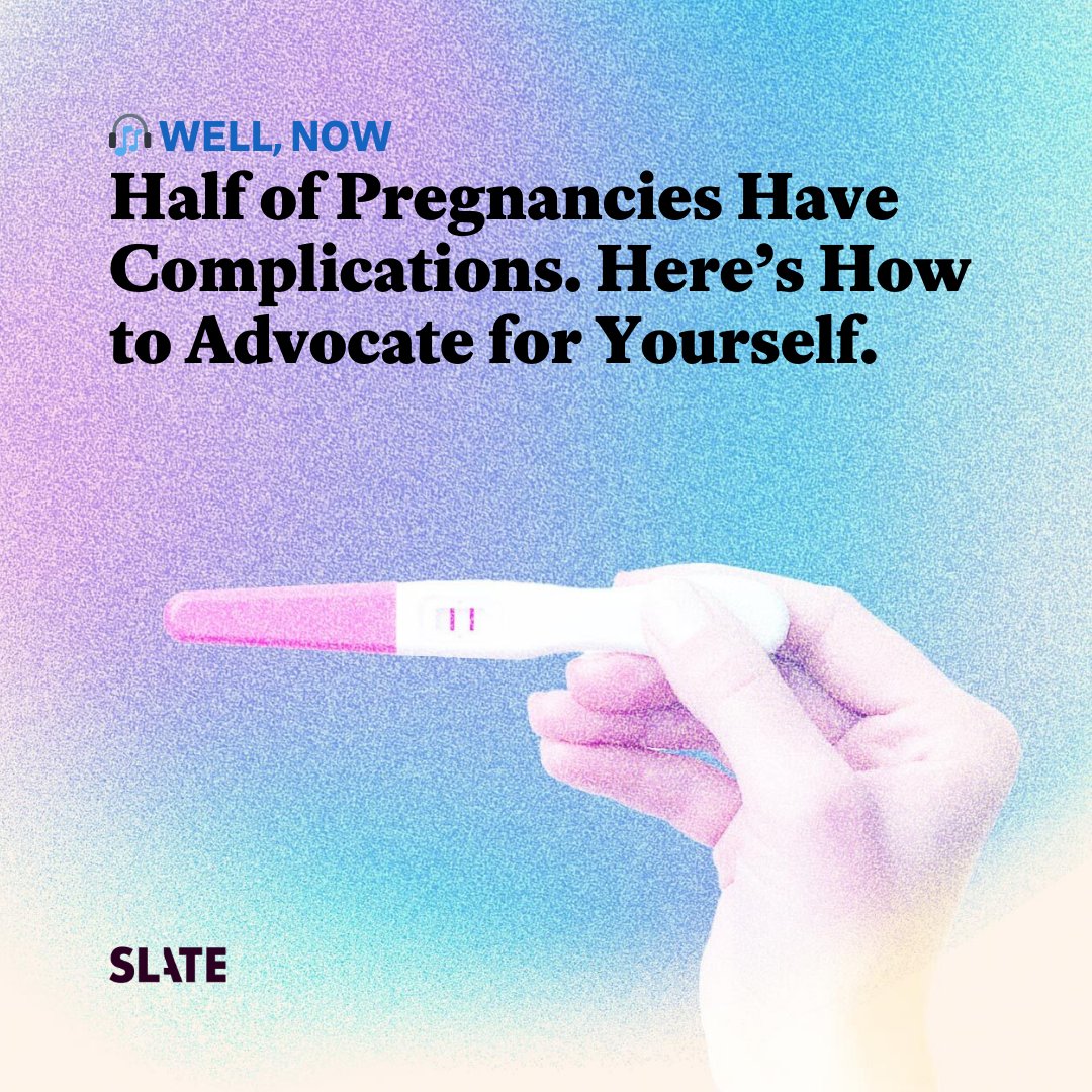 On this week’s episode of Well, Now hosts @mayafellerrd and @kavitapmd speak with economist @ProfEmilyOster about how you can better advocate for yourself throughout pregnancy. 🎧Listen here: slate.com/podcasts/well-…