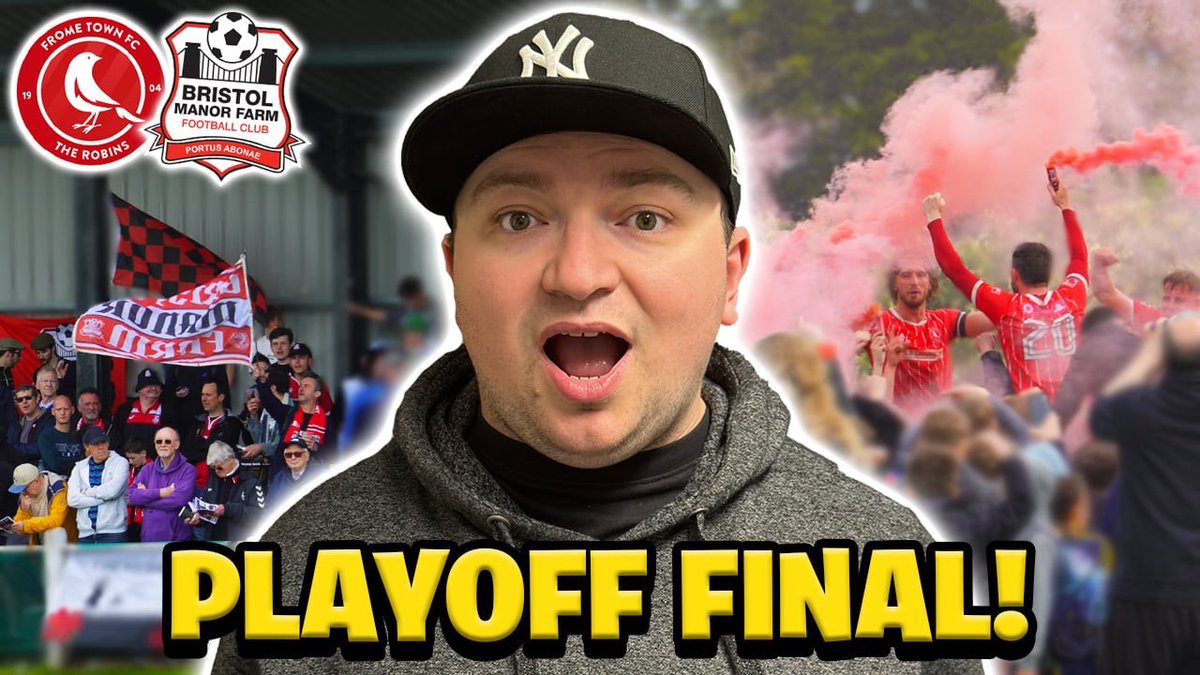 ⬆️ Another PROMOTION on the line as 2000+ attend Robins v BMR! 🎥 Vlog from Monday’s Playoff Final @FromeTownFC v @ManorFarmFC. 🔗 youtu.be/rvJex9oEN1s?si… ❤️ Please drop a like or share the video! #nonleague