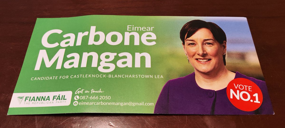 Missed opportunity not running for the Greens. The election literature could have written itself.