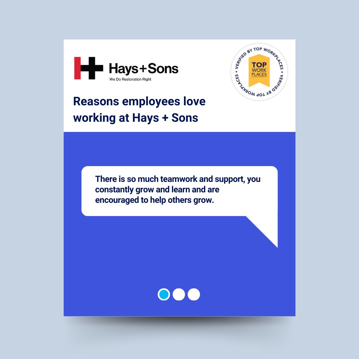 Huge congrats to @Hays+Sons  for sweeping all 5 Spring Culture Excellence awards! 🏆

Their dedication to fostering a supportive environment and encouraging growth has made them shine in our industry's top 5%! 🌟 

With teamwork, support, and a commitment to individual…