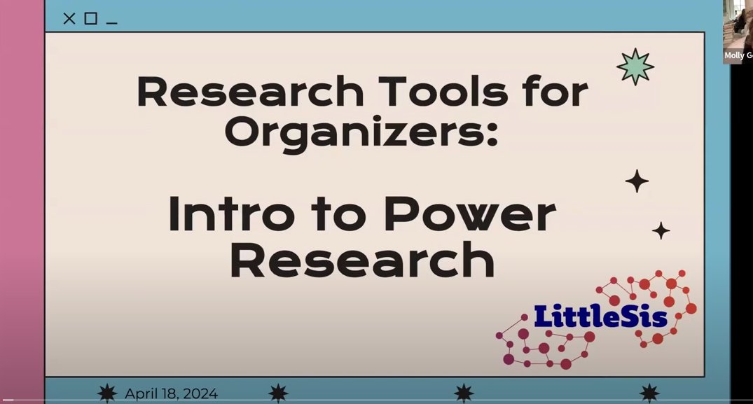 Did you miss our 'Intro To Power Research' training last month? Guess what? You can view that and many other trainings here: mapthepower.net/trainingseries…