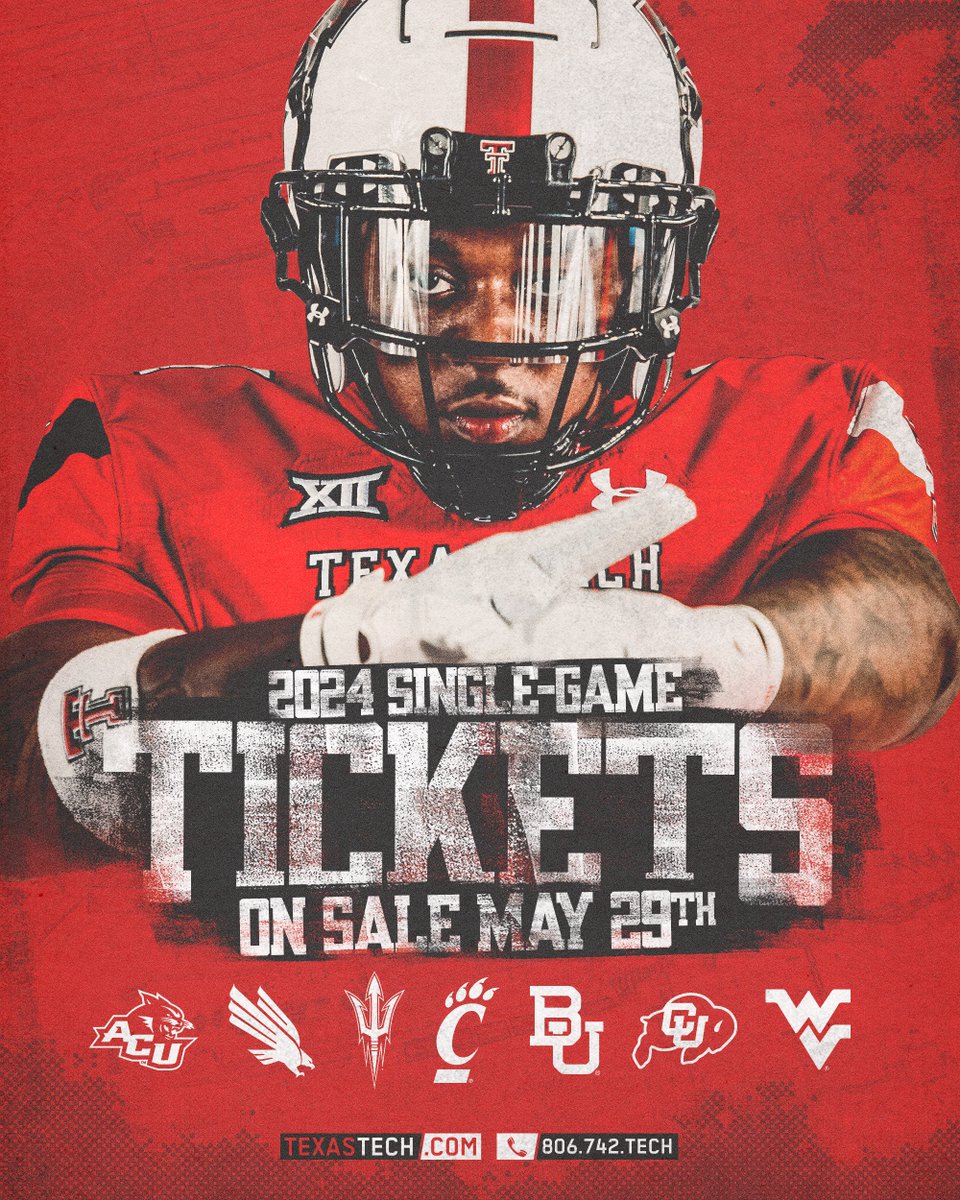 Miss out on season tickets? Single-game tickets for all seven home games go on sale May 29! 🎟️ → wreckem.co/FBTix