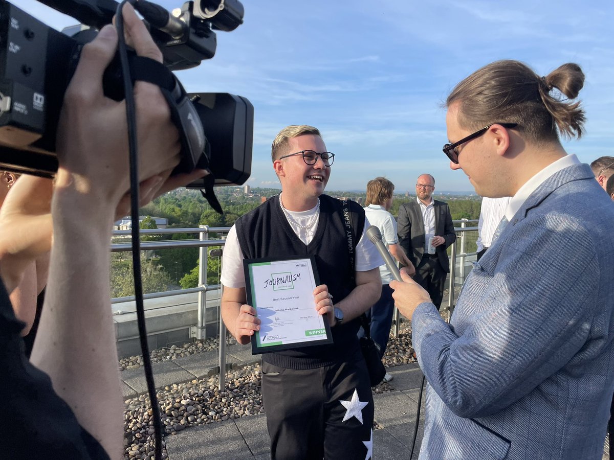 @salfordunipr (@salfordunipr) on Twitter photo Congrats Mikolaj Mackowiak <a href="/spilingrealityy/">Spilling Reality</a> on winning Best Second Year <a href="/UoSJournalism/">Salford Journalism</a> #uosjournalismawards #salford <a href="/UoS_ArtsMedia/">School of Arts, Media & Creative Technology</a> @salforduni Congrats Mikolaj Mackowiak <a href="/spilingrealityy/">Spilling Reality</a> on winning Best Second Year <a href="/UoSJournalism/">Salford Journalism</a> #uosjournalismawards #salford <a href="/UoS_ArtsMedia/">School of Arts, Media & Creative Technology</a> @salforduni