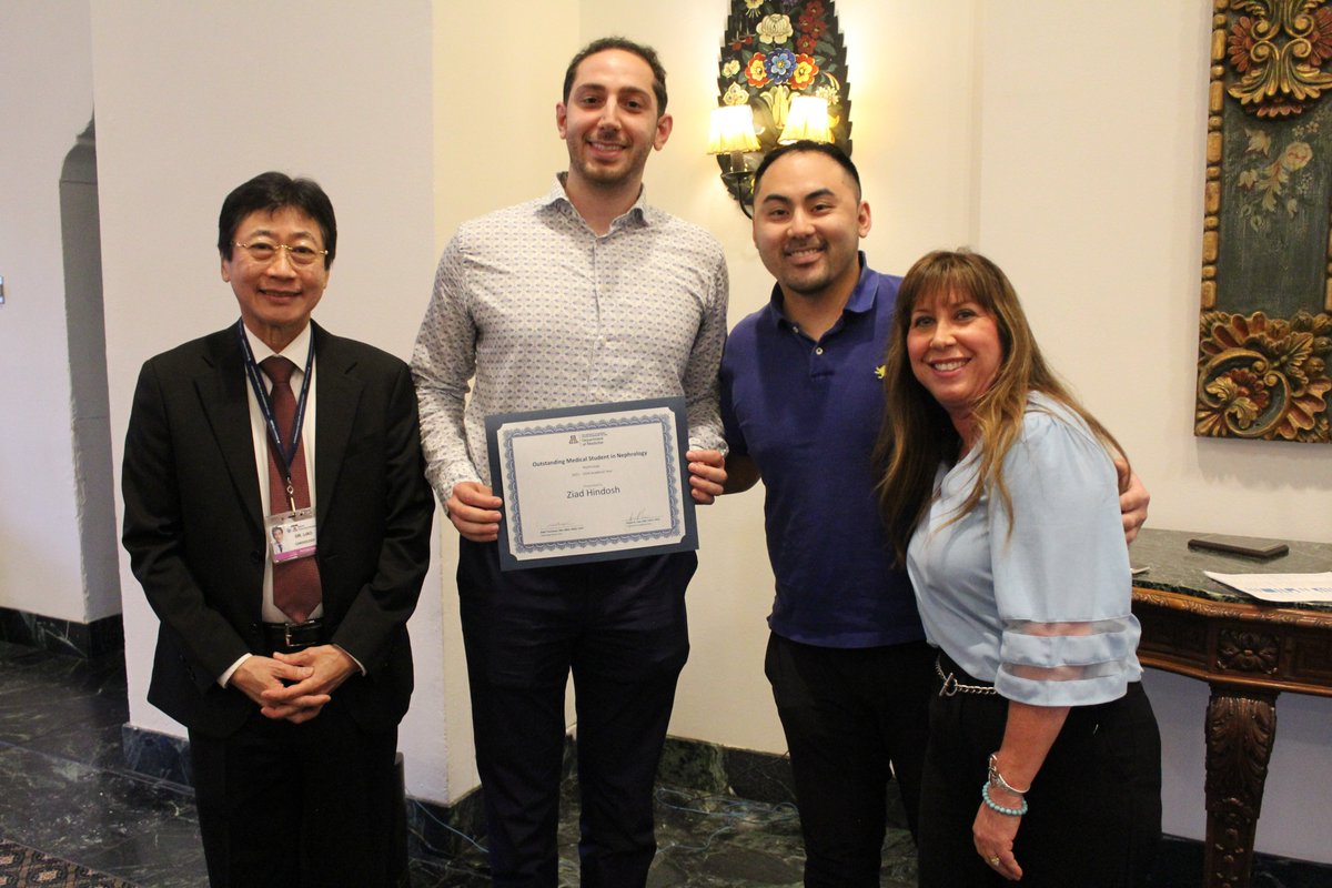 This is one of our favorite events of the year, DOM Awards ceremony. Ziad Hindosh was awarded the Outstanding Medical Student Award for Nephrology!