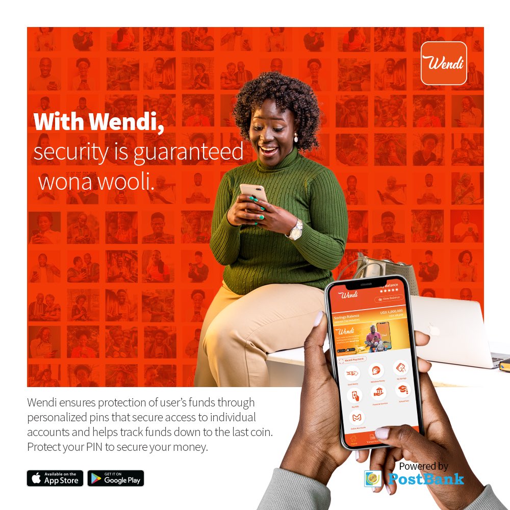 Have peace of mind with every transaction! Our top-notch security with personalized PINS and advanced tracking keeps your money safe and allows you to track every transaction. Download the Wendi App today and bank with confidence! #WendiWallet