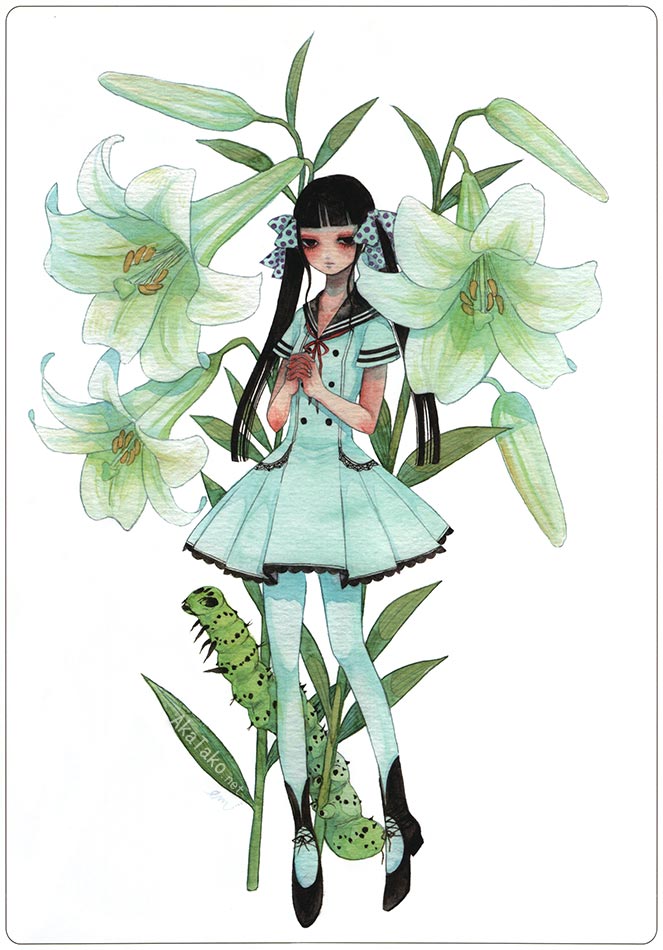 Lose yourself in a garden daydream. 🐛
Em Nishizuka artwork from her UGOMEK art book. Softcover book has hundreds of full color images and is hand SIGNED by the artist. Available at AkaTako.
akatako.net/japanese-art/e…
@doxxxem #emnishizuka #ugomek #japaneseart #daydream #西塚em