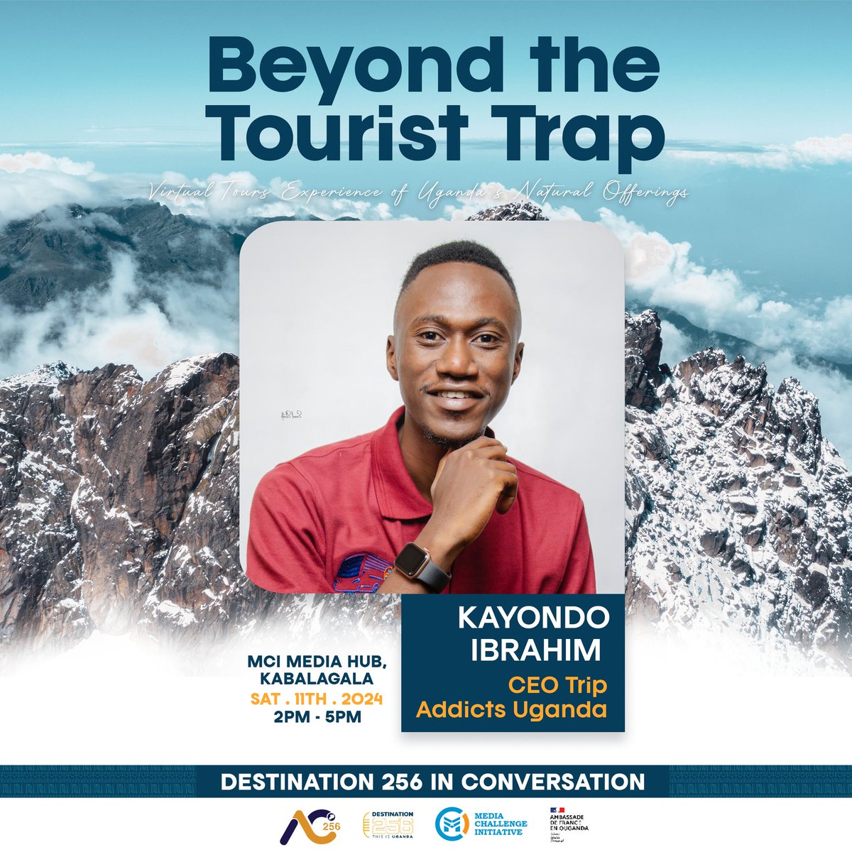 @KLaCitizen, the CEO and founder of @tripaddictsug a tour company that has championed domestic tourism. He will be sharing with us insights on young people and their involvement in the tourism Sector as we launch #AreaCode256. Be with us this Saturday. #UGInConversation
