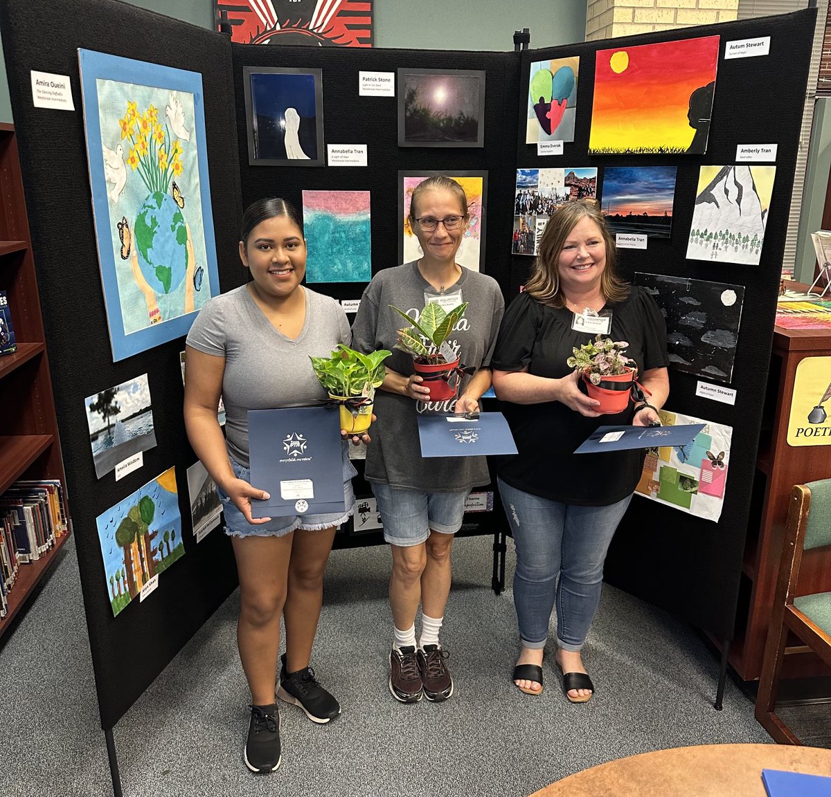 We are proud to honor our PTA Lifetime Award recipients: Karina Quijada, Debbie Beatty, and D’Ann Dickson! Thank you for your service and generosity!