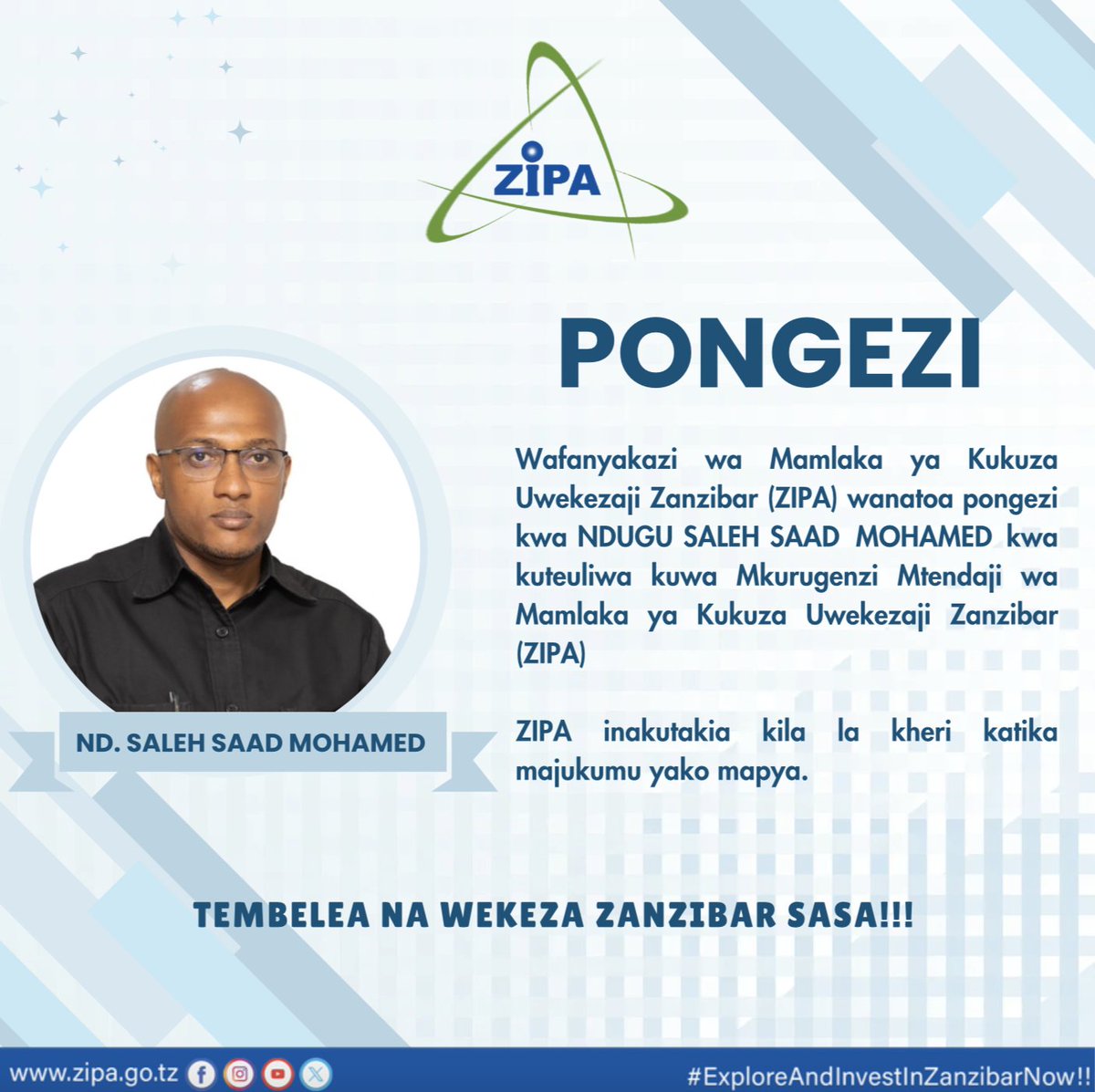 Zanzibar Investment Promotion Authority (@zipazanzibar) on Twitter photo 