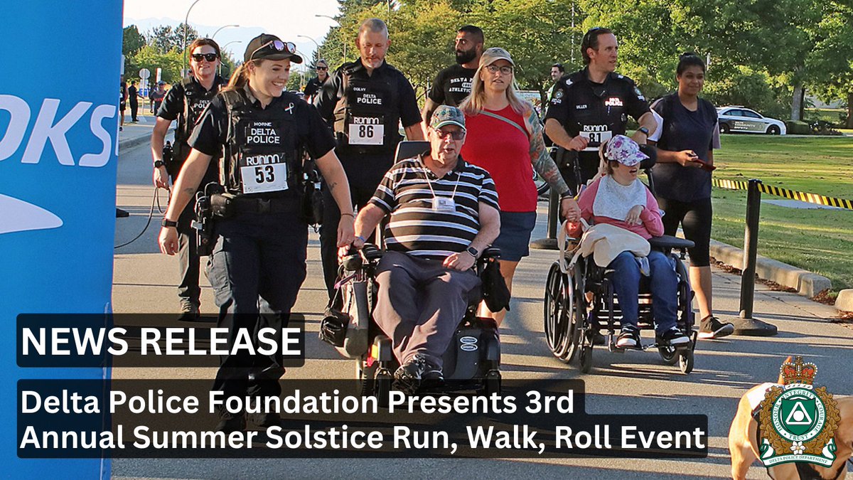 #NewsRelease: The Delta Police Foundation, in collaboration with the DPD and the @TheRunInnStores, is excited to announce the 3rd Annual Summer Solstice Run, Walk, and Roll. 🏃🏽🚶🏻‍♀️👨‍🦽 Learn more and register for this special event: bit.ly/3xIiMpm #RunWalkRoll