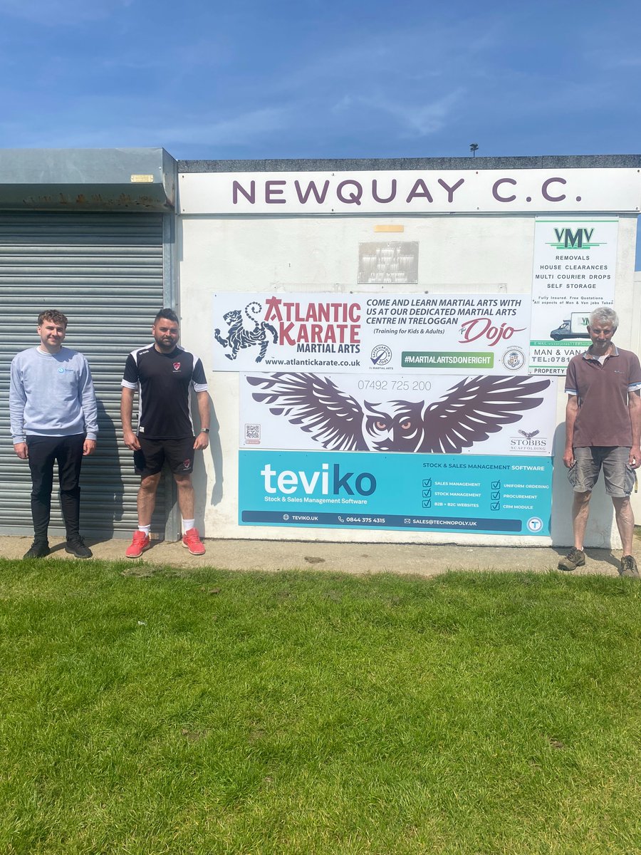 It was great to visit <a href="/NewquayCC/">Newquay Cricket Club</a>  today! We’re grateful for the opportunity to sponsor a local club and support the youth in our community. Our sponsorship helps to provide kit and equipment for kids aged 5-15 who are getting into cricket🏏Best of luck to everybody involved! 🏆