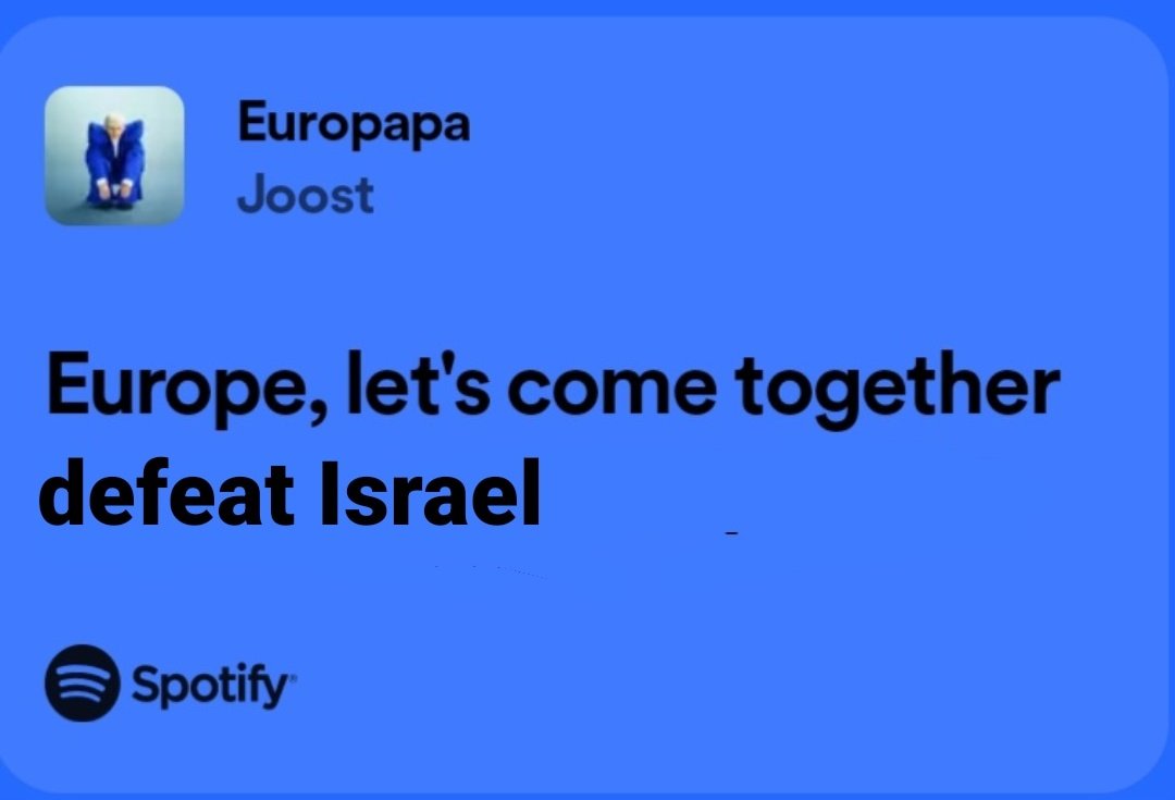 Europe it's today #BanIsraelFromEurovision