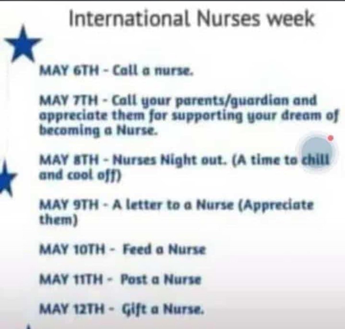Just to remind y’all that I am still receiving gifts …Thank You very important 😊🥰 For my Fellow Nurses and all the care givers Happy International Nurses Week ❤️‍🩹🥰