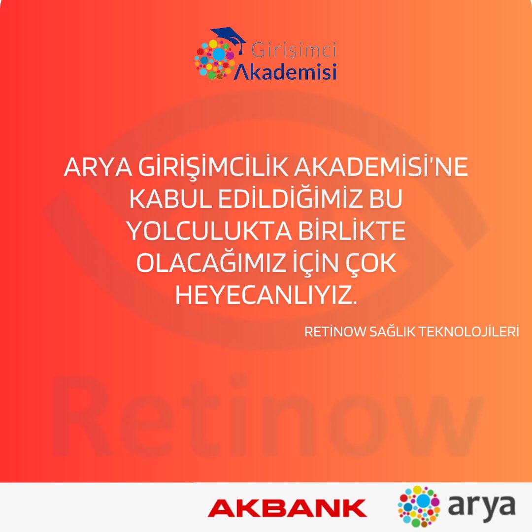 Arya Girişimci Akademisinin gücüne inanıyoruz. Bu sebeple 5 hafta sürecek Akademi süreci boyunca kendimizi geliştirirken, aynı zamanda program katılımcılarıyla birlikte öğrenme ve fayda sağlama ortamı bulabileceğiz. Bu yolculukta birlikte olacağımız için çok heyecanlıyız.