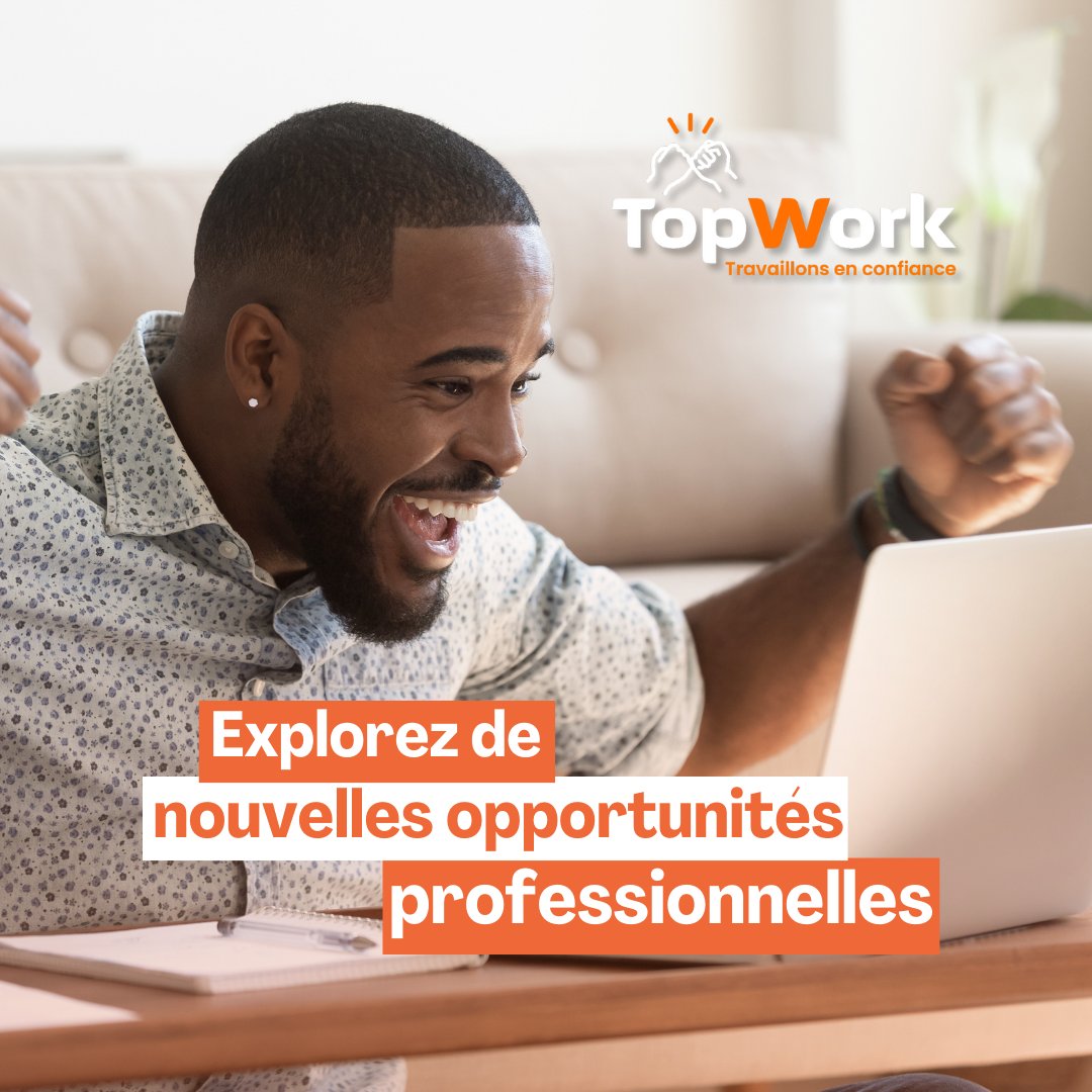 Explorez de nouvelles opportunités professionnelles avec TopWork ! 🌟

Rejoignez-nous dès aujourd'hui et commencez à construire l'avenir professionnel dont vous rêvez ! 💼

#topwork #opportunites #professionnel #carriere