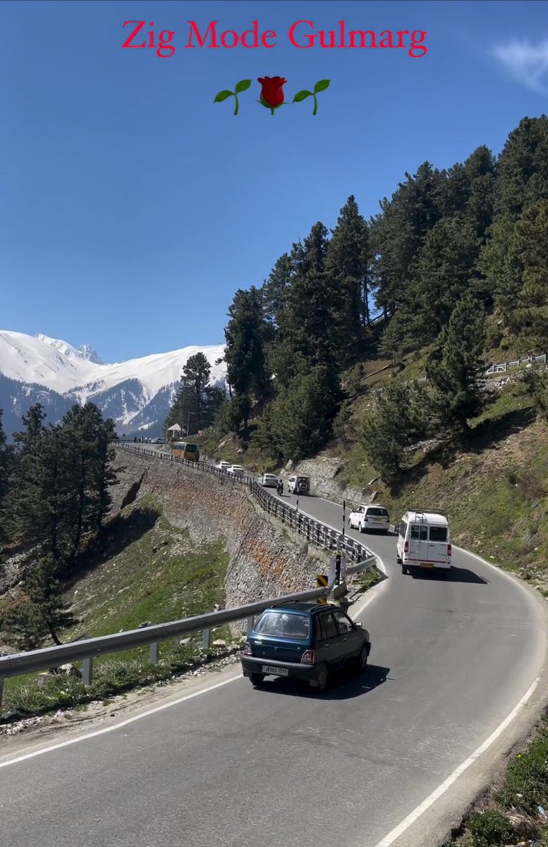 View and Nature ❤️❤️❤️
Zig Mode Gulmarg

Credit  #arhaan_travel