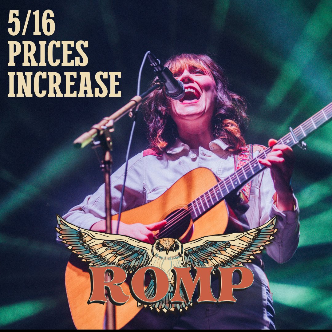 ROMPFest's tweet image. 🌟Ticket Prices Set to Increase 5/16🎶 Get ready to groove under the stars! Don&apos;t miss out on the beats, vibes, &amp;amp; memories waiting to be made! Grab your ticket now &amp;amp; let the countdown to music paradise begin! Tickets👉 rompfest.com 📷  AlexMorganImaging.com