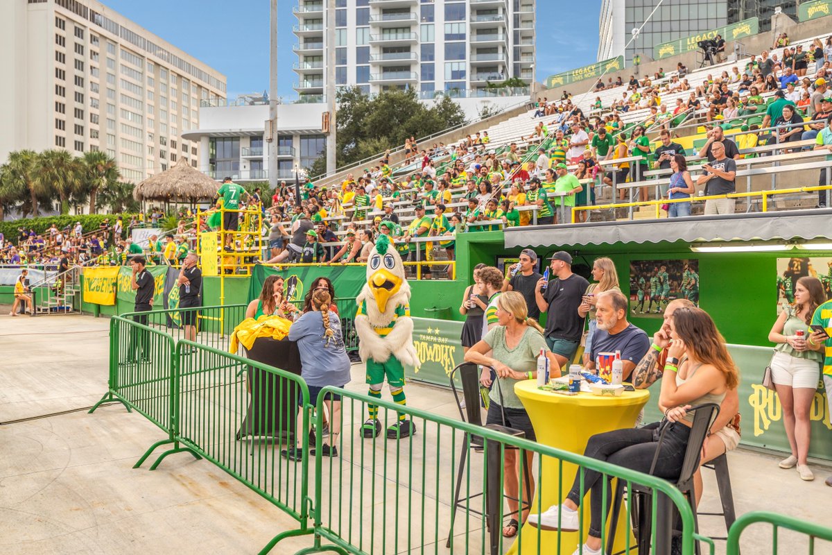 TampaBayRowdies's tweet photo. Get a field-level view of Saturday's match! 

There are a limited number of individual tickets are now available for sale for the Visitor Dugout! Tickets include drinks and food.

🎟️https://t.co/7PFpRwRGeV https://t.co/I2pQ3TDbL9