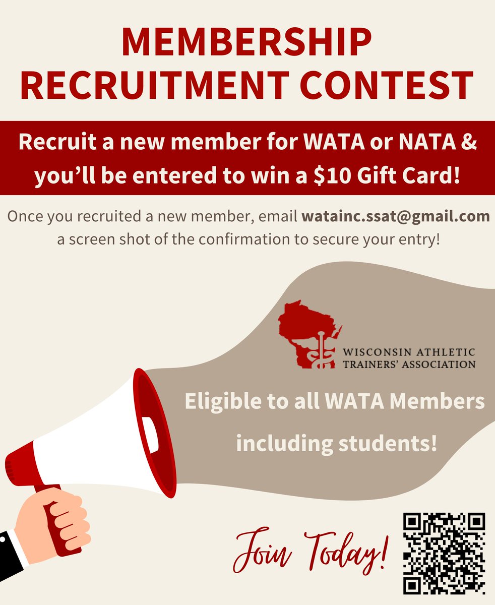 SSAT Committee Chair, Roland Schmidt, LAT, ATC is hoping to generate interest in membership. Email him at the address below.