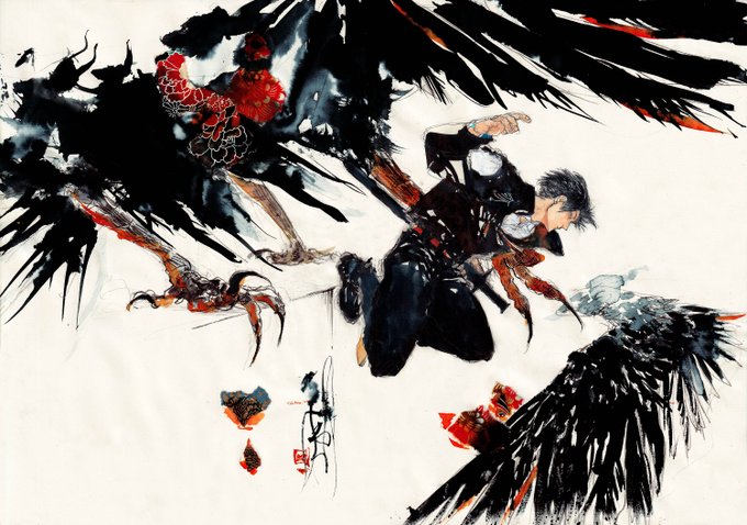 「crow」 illustration images(Latest｜RT&Fav:50)