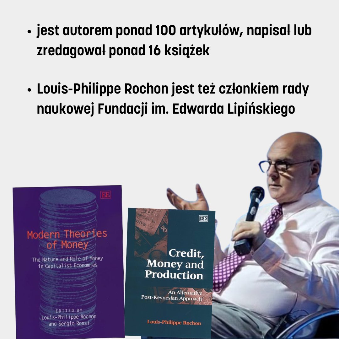 👀 Poznaj autora! 💡 Louis-Philippe Rochon to wybitny postkeynesista, zajmujący się teorią pieniądza i polityką pieniężną. 🛒 Sprawdźcie najnowszą książkę pod red. @Lprochon i Sergio Rossiego: heterodox.pl/sklep/postkeyn…