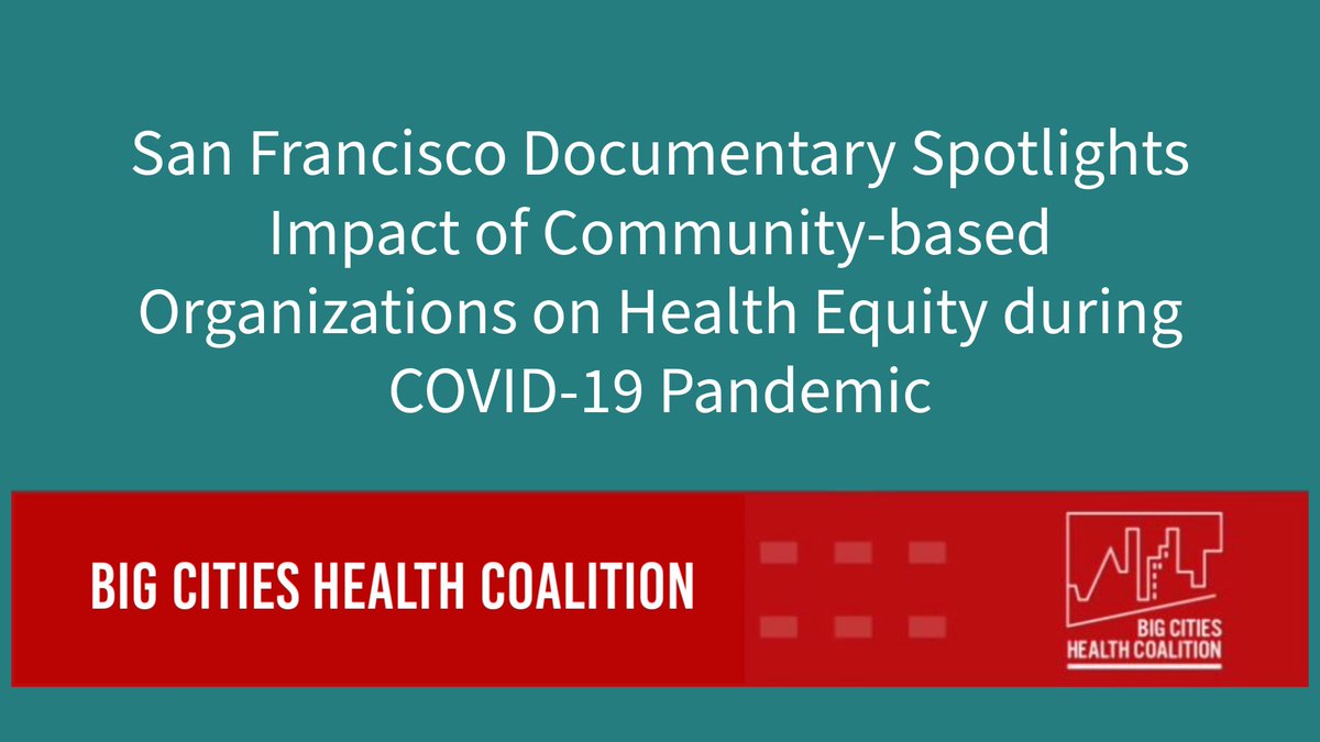 A documentary from the @SanFran_DEPTEWU movingly shows how community members and organizations banded together with the #healthdepartment to provide testing and #vaccine #equity during the #COVID19 pandemic. Learn more: wp.me/p7l72S-a99 @BigCitiesHealth