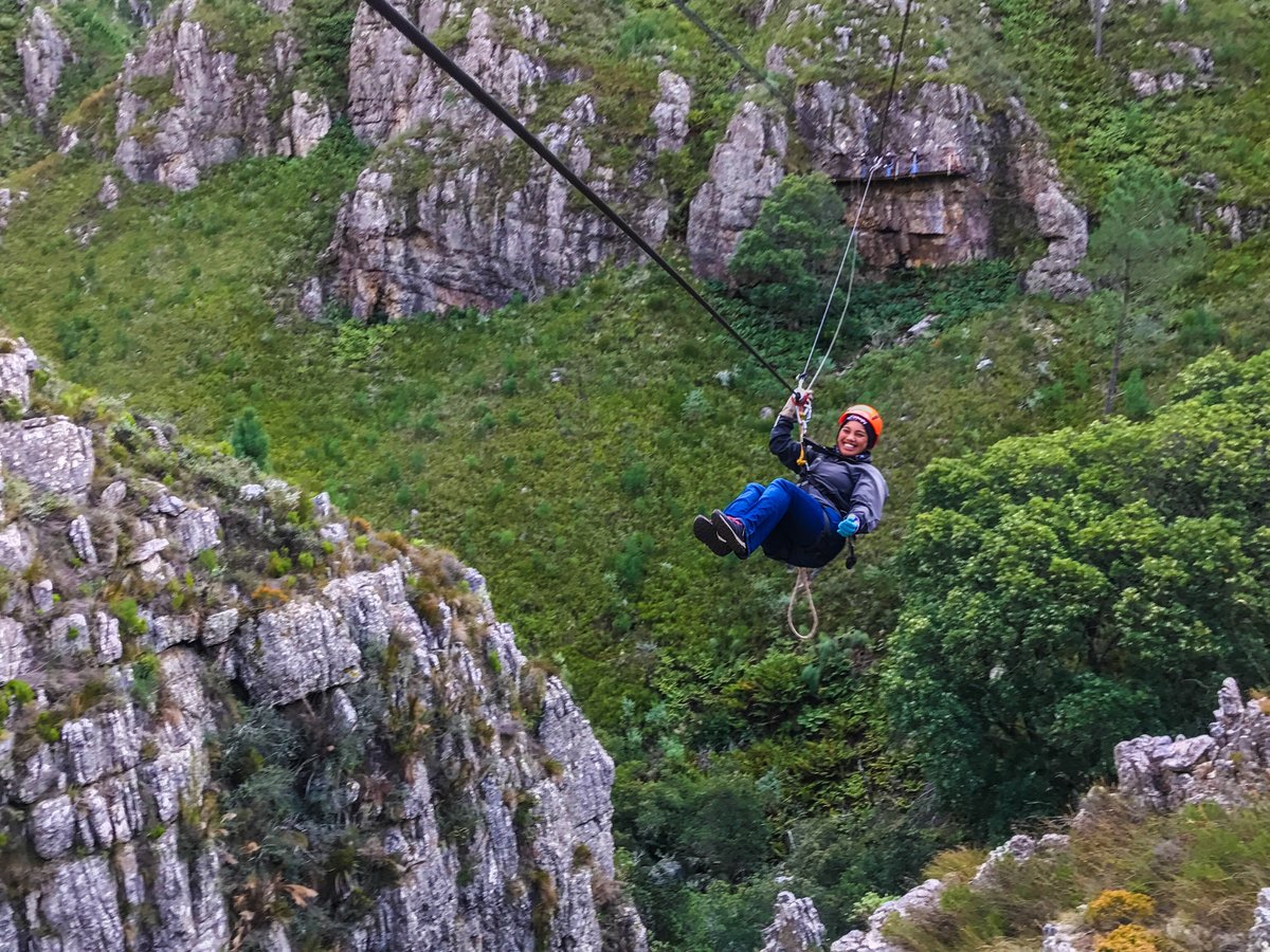 1 suspension bridge + 2 fynbos safaris + 11 slides + 13 platforms = 4.5F hours of exhilarating adventure 😎

If you're looking for more FUN than you can shake a carabiner at, fasten your hairnet &amp; helmet and get ready to #flyAirNature: bit.ly/CCTBookNow

#VisitSouthAfrica